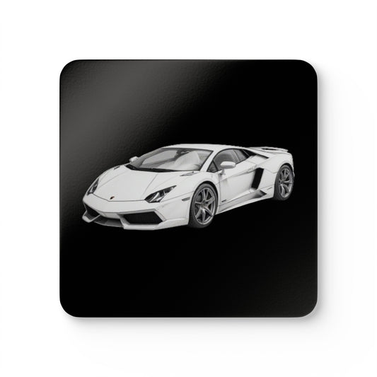 Lamborghini Corkwood Coaster Set