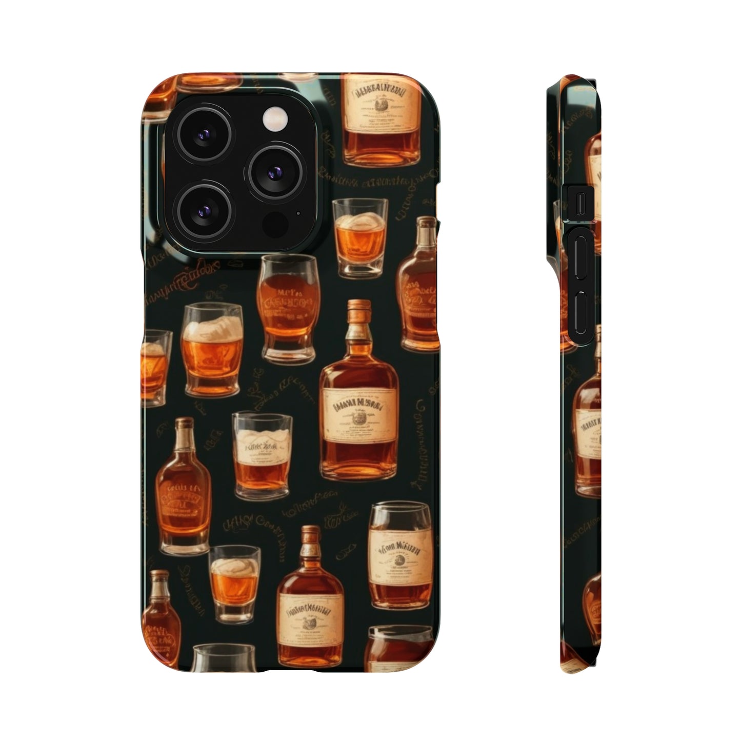 Whiskey Pattern Snap Cases
