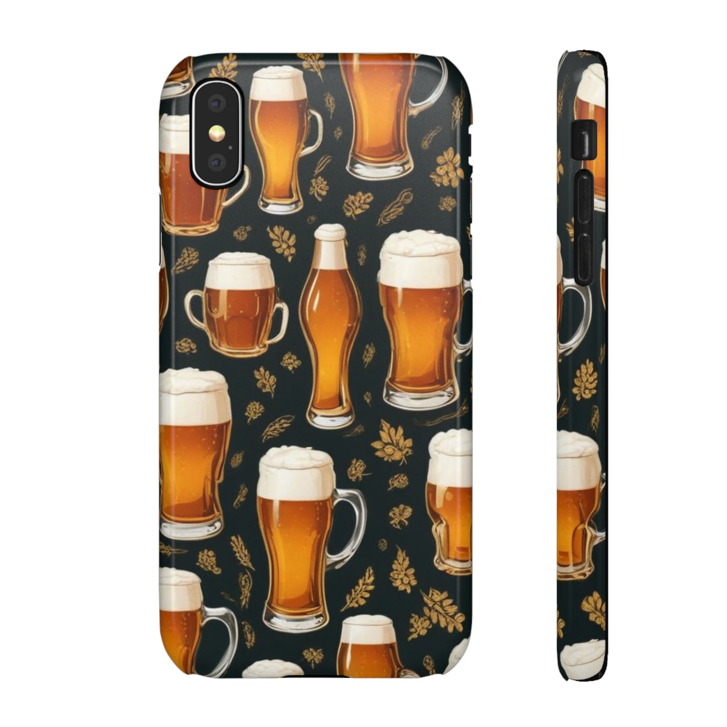 Beer Pattern Snap Cases