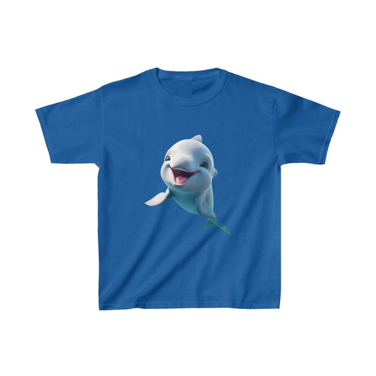 Dolphin Kids Tee boys top kids unisex top half player summer unisex clothing team spirit
