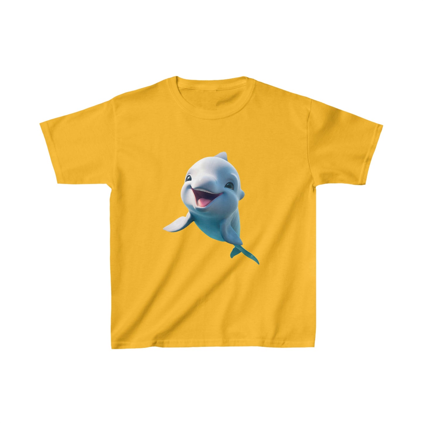 Dolphin Kids Tee boys top kids unisex top half player summer unisex clothing team spirit