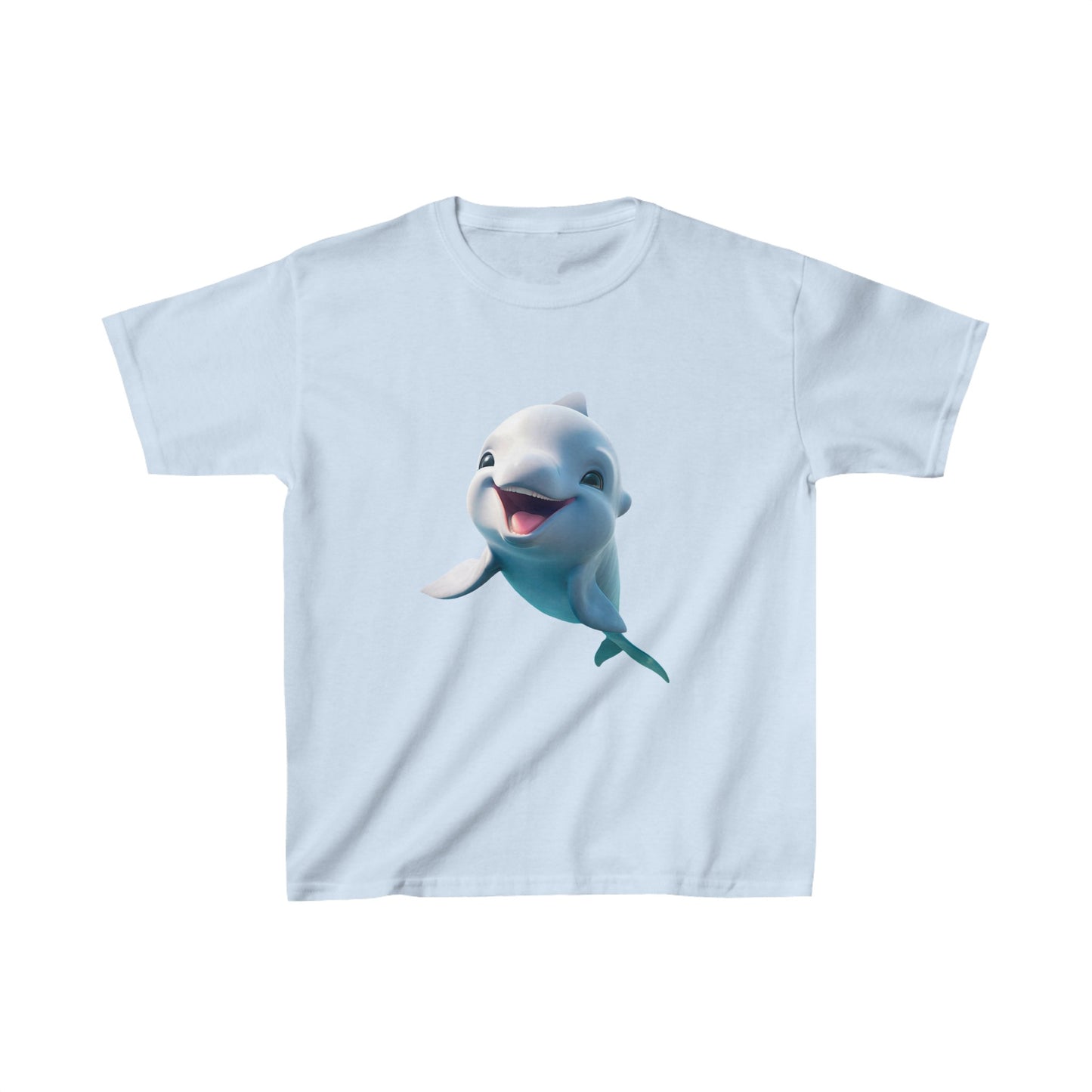Dolphin Kids Tee boys top kids unisex top half player summer unisex clothing team spirit