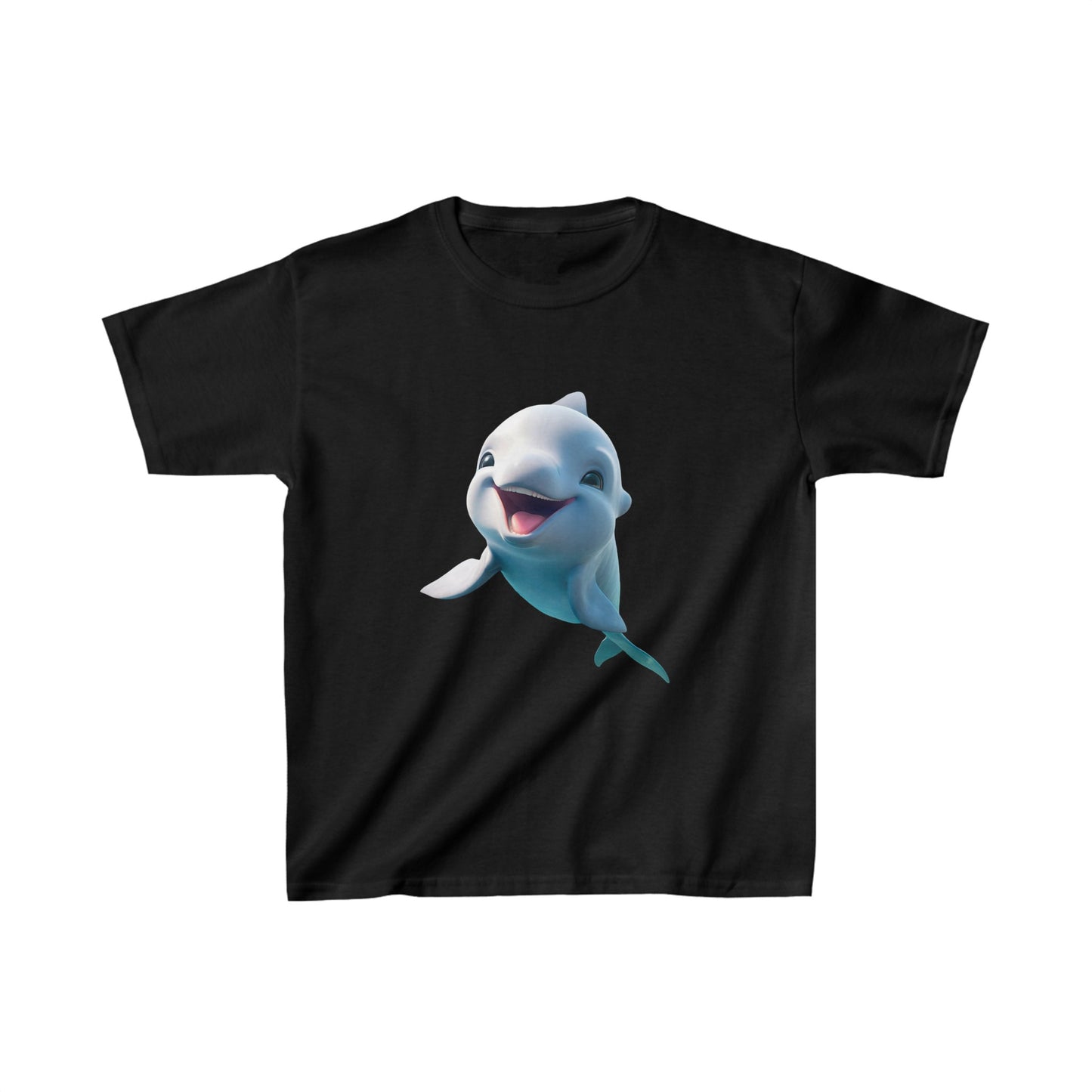 Dolphin Kids Tee boys top kids unisex top half player summer unisex clothing team spirit