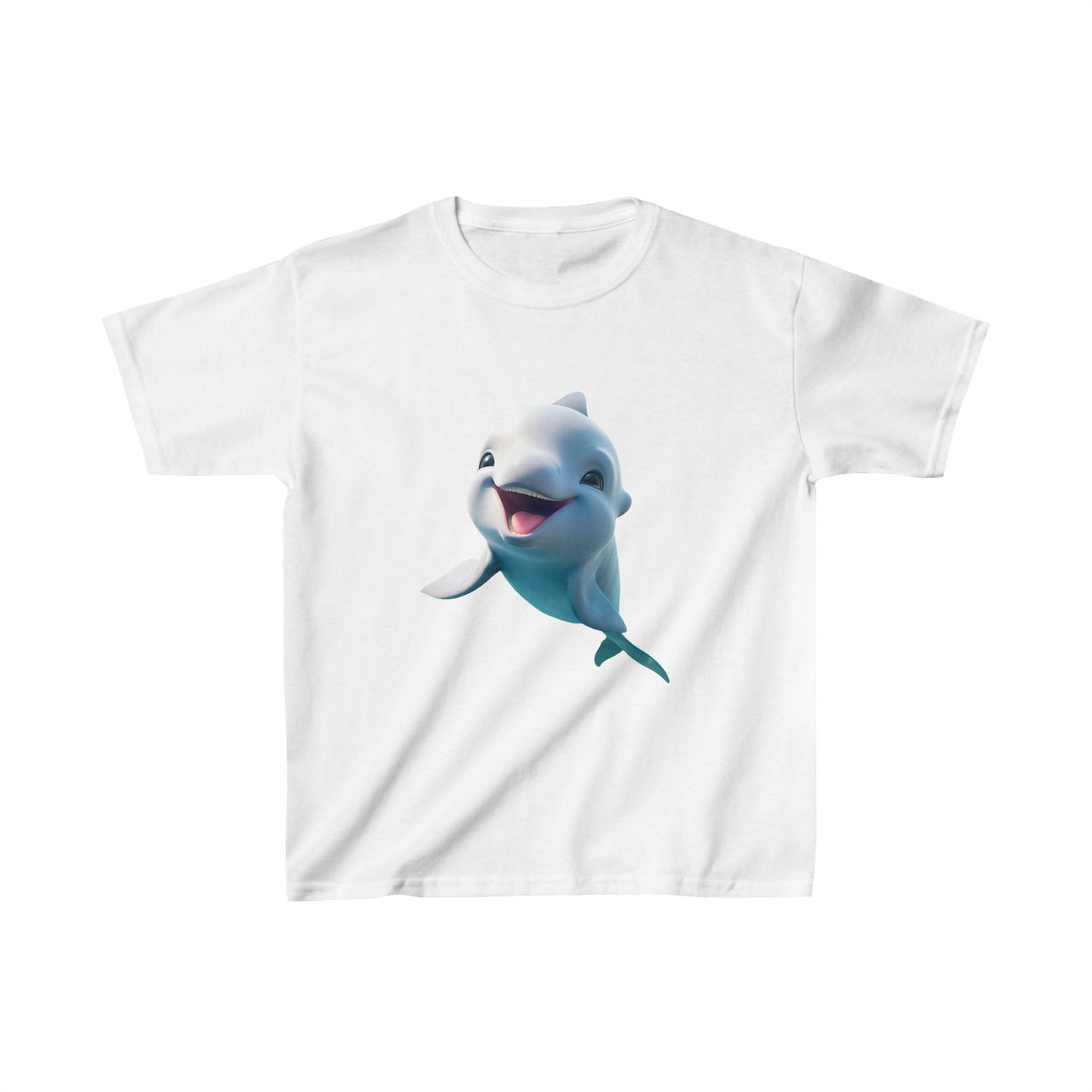 Dolphin Kids Tee boys top kids unisex top half player summer unisex clothing team spirit