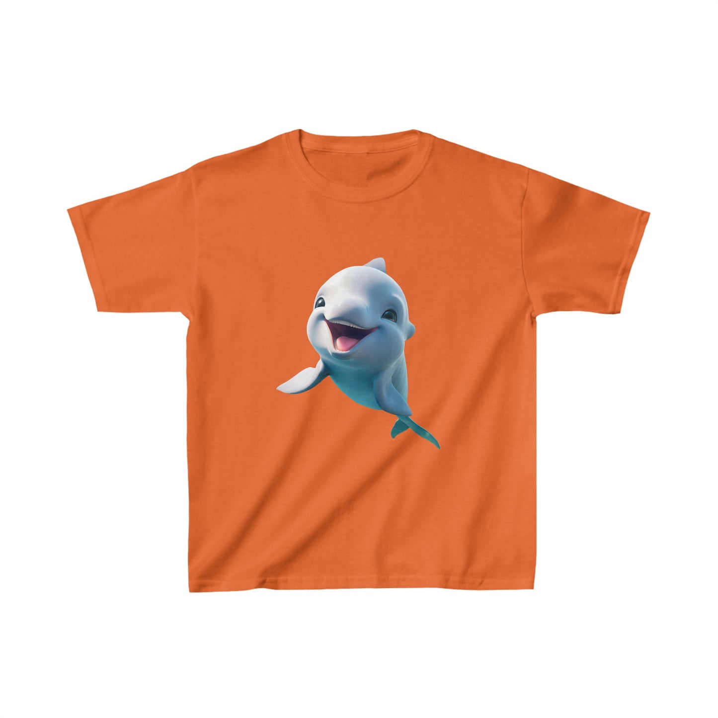 Dolphin Kids Tee boys top kids unisex top half player summer unisex clothing team spirit