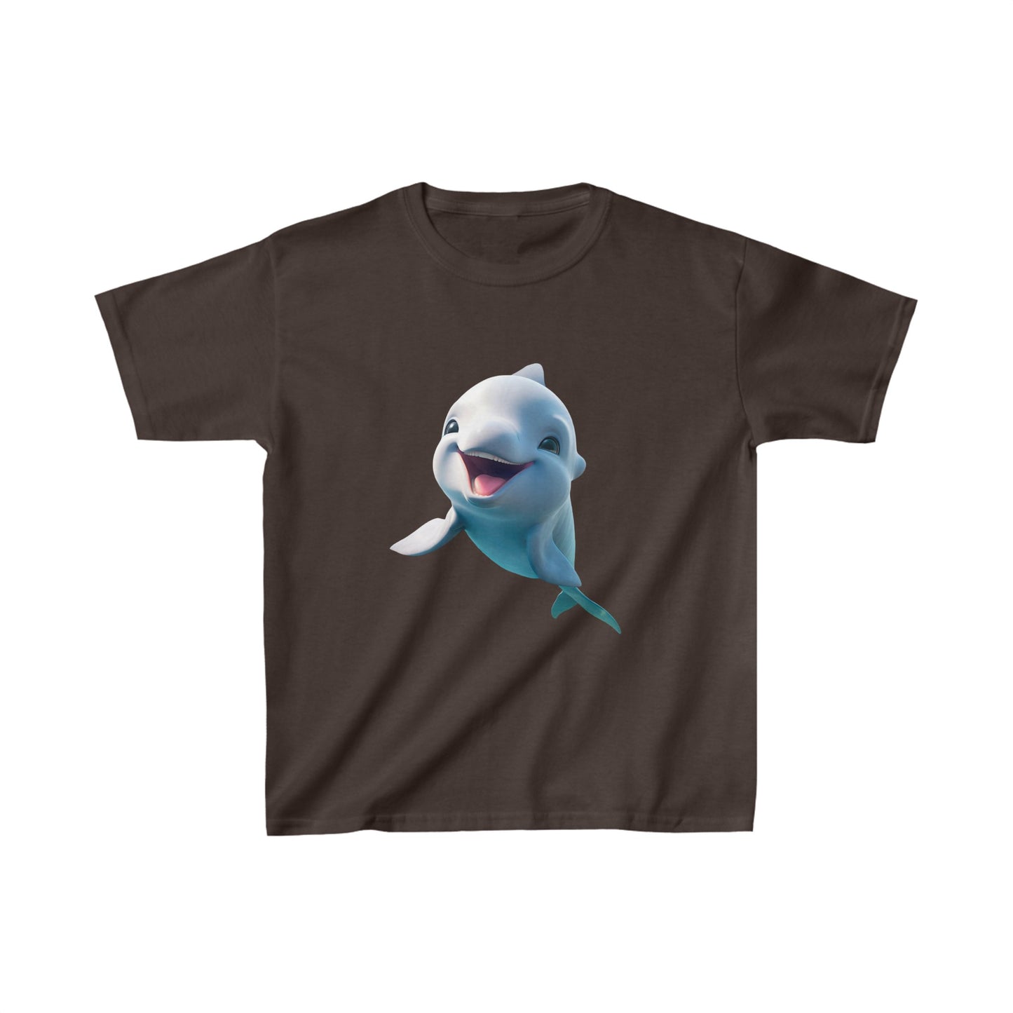 Dolphin Kids Tee boys top kids unisex top half player summer unisex clothing team spirit