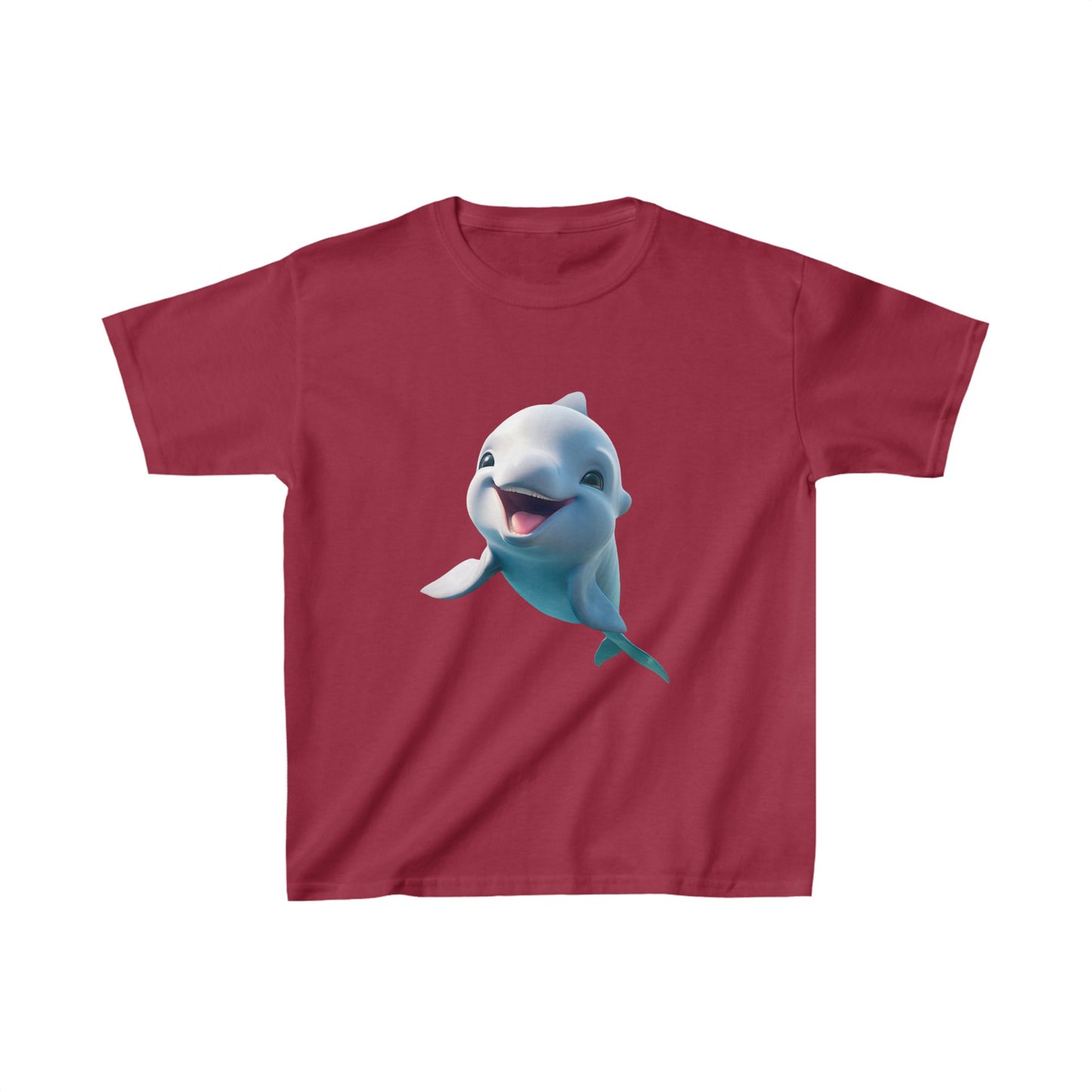Dolphin Kids Tee boys top kids unisex top half player summer unisex clothing team spirit