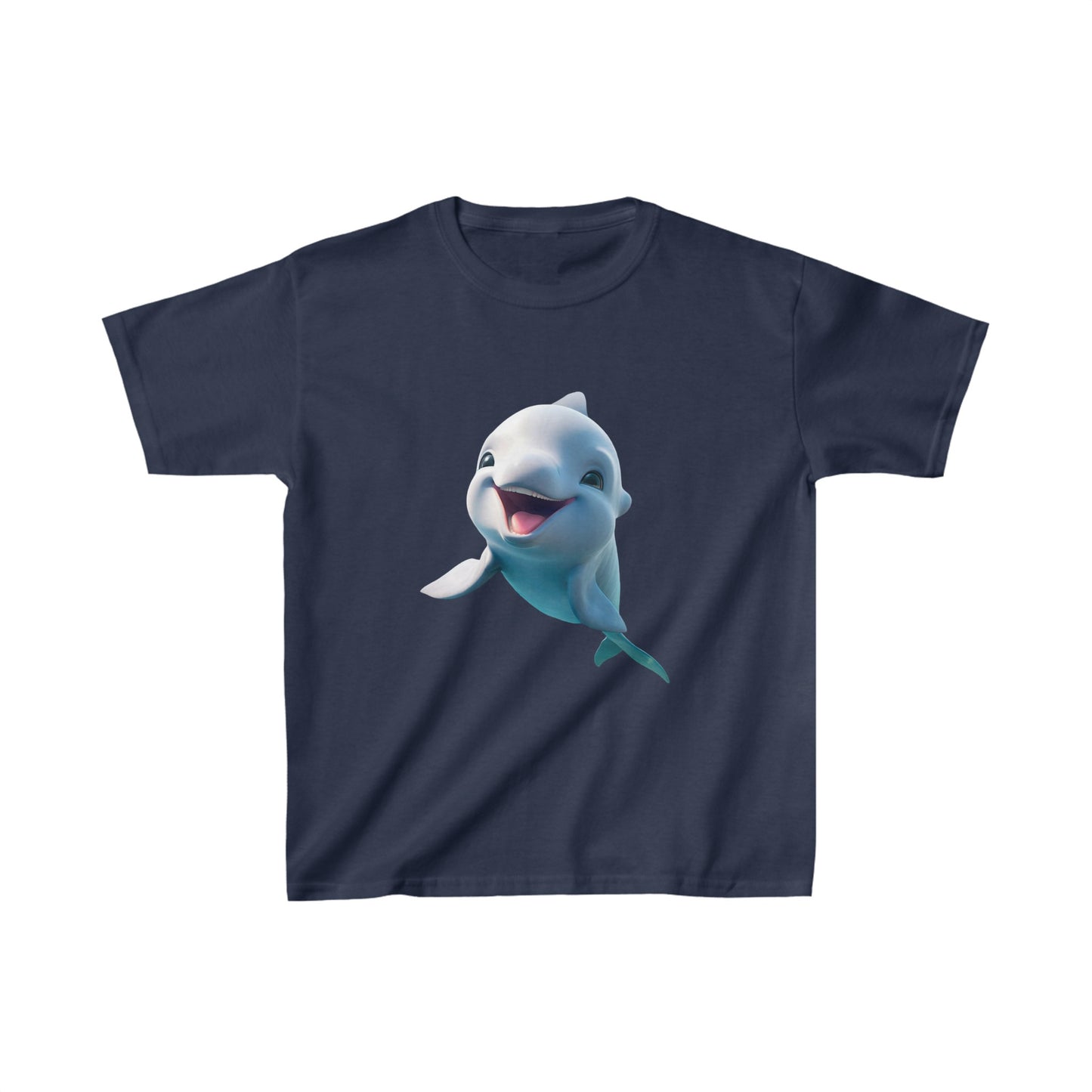 Dolphin Kids Tee boys top kids unisex top half player summer unisex clothing team spirit