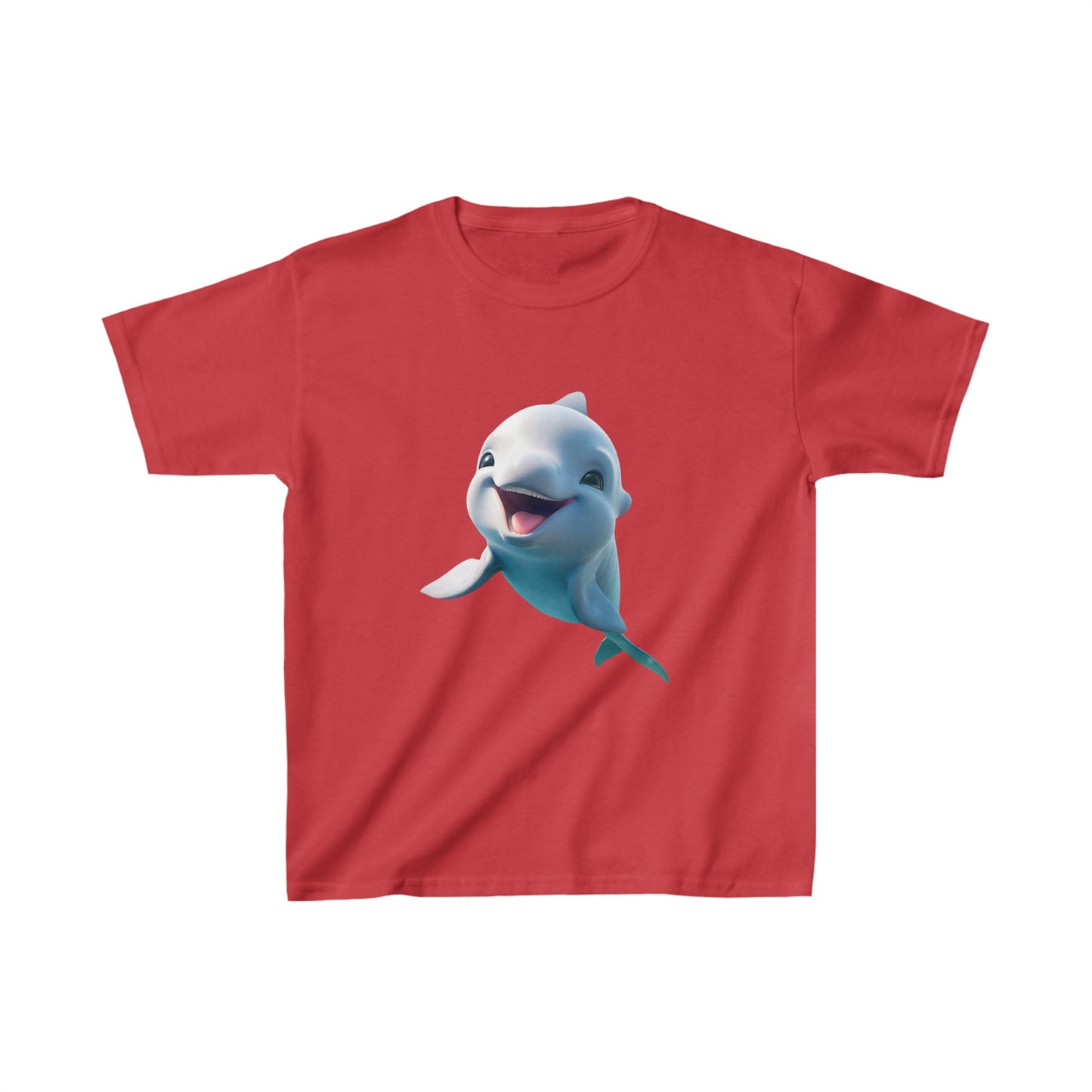 Dolphin Kids Tee boys top kids unisex top half player summer unisex clothing team spirit