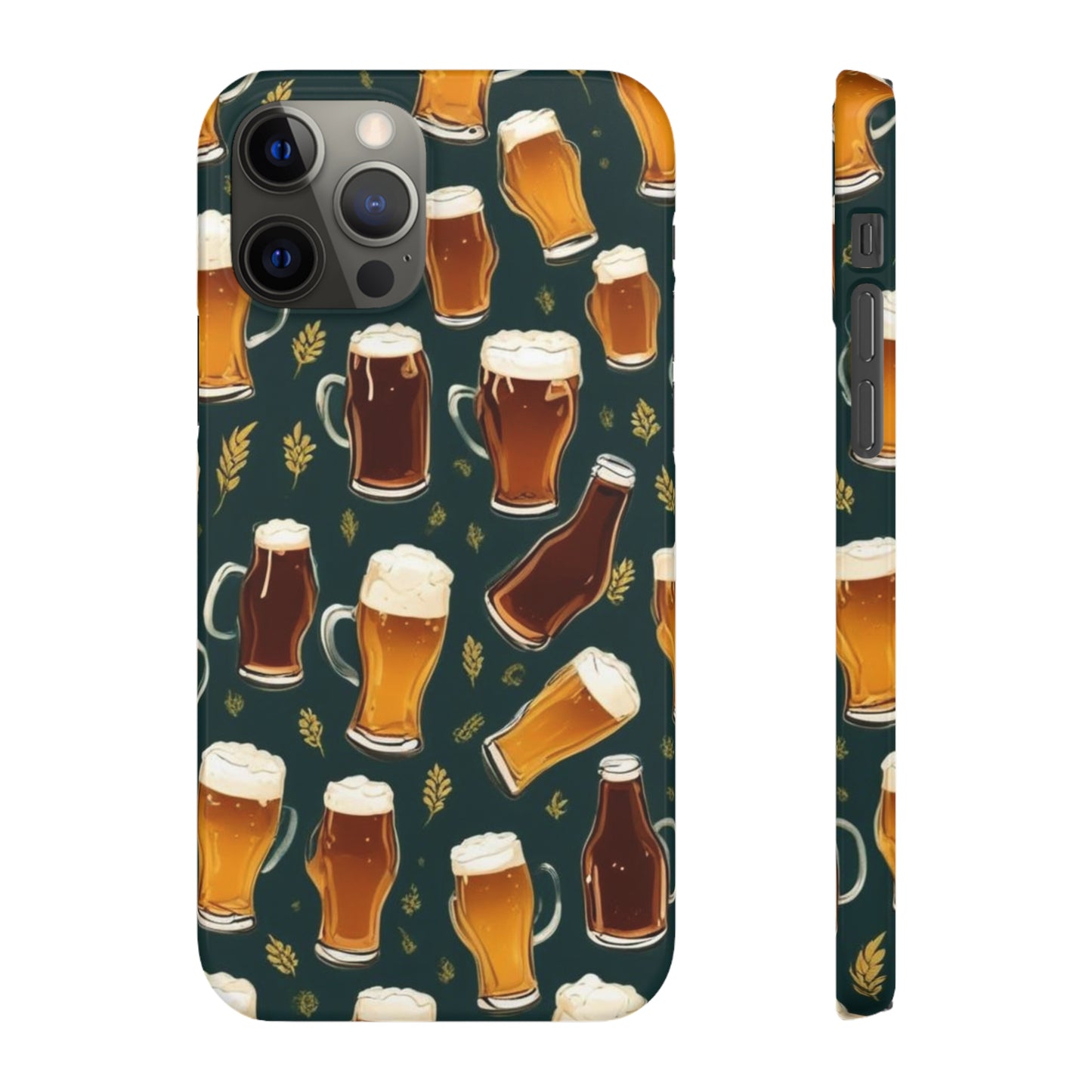 Beer Pattern Snap Cases