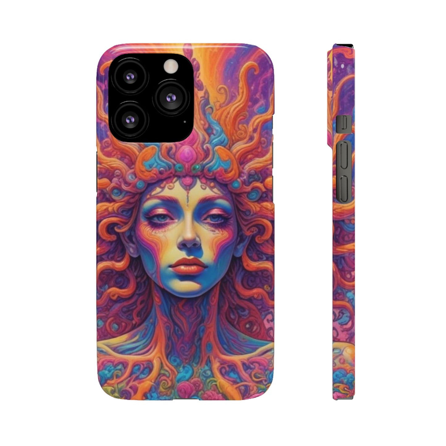 Trippy Pattern Snap Cases
