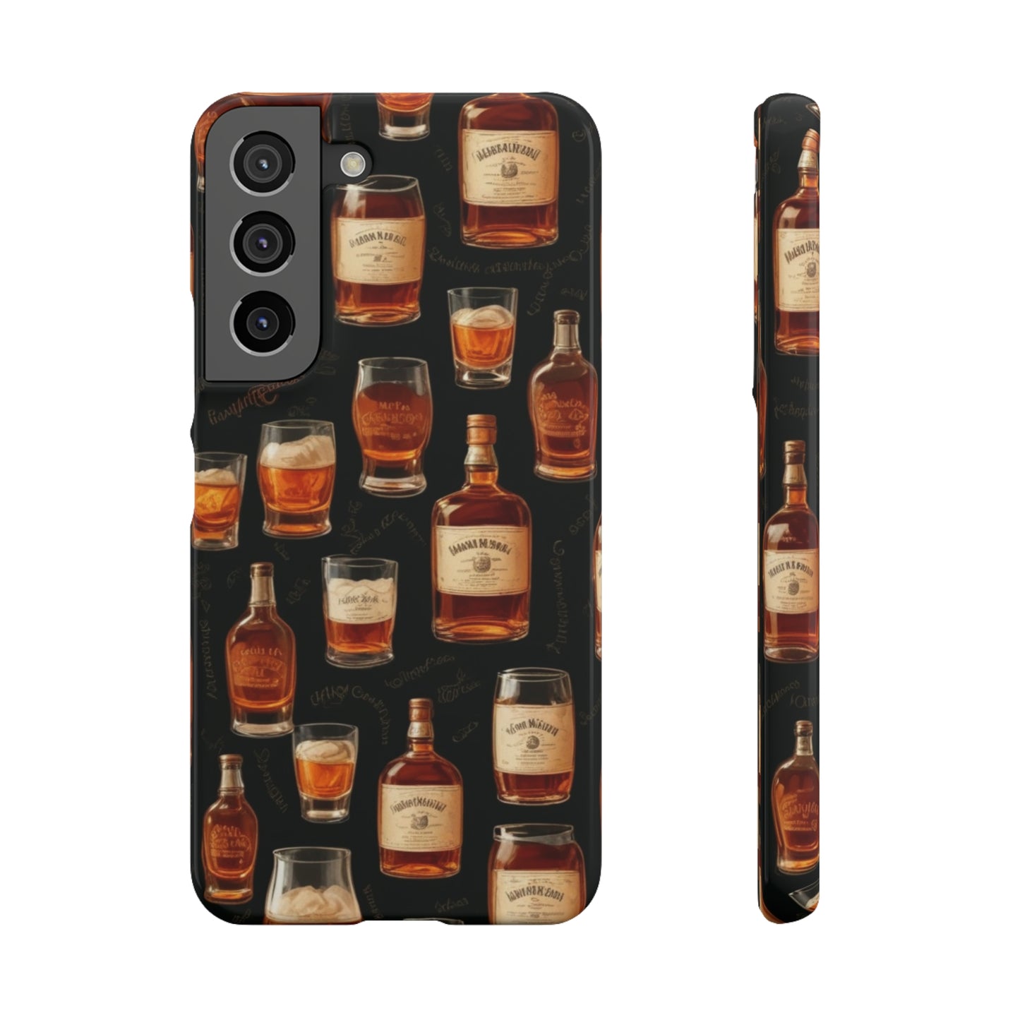 Whiskey Pattern Snap Cases