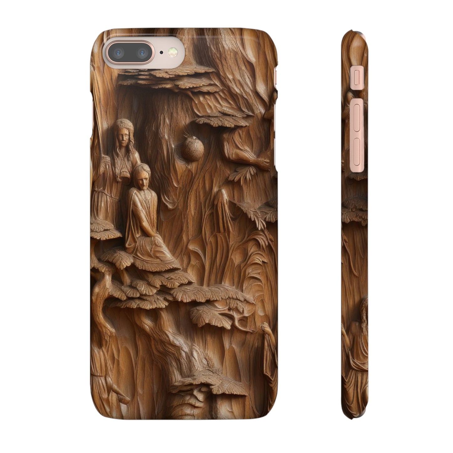 Biblical , Spiritual Carved Wood Phone cover Snap Cases .