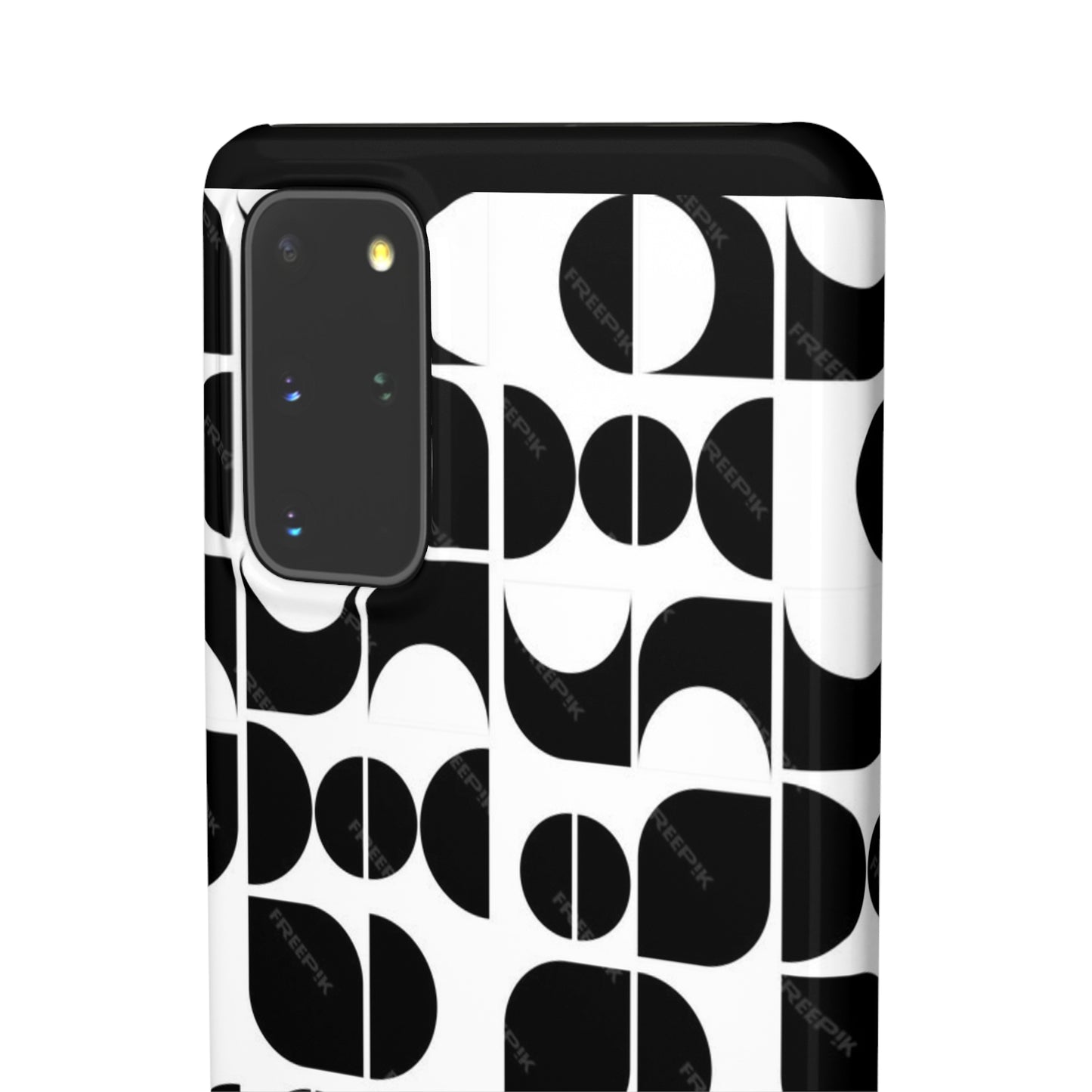 Black And White Pattern Pattern Snap Cases