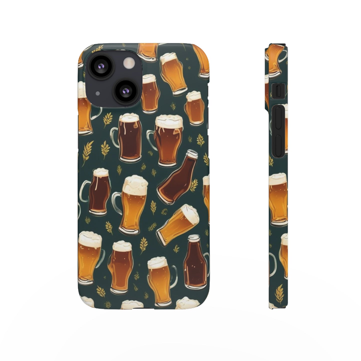 Beer Pattern Snap Cases