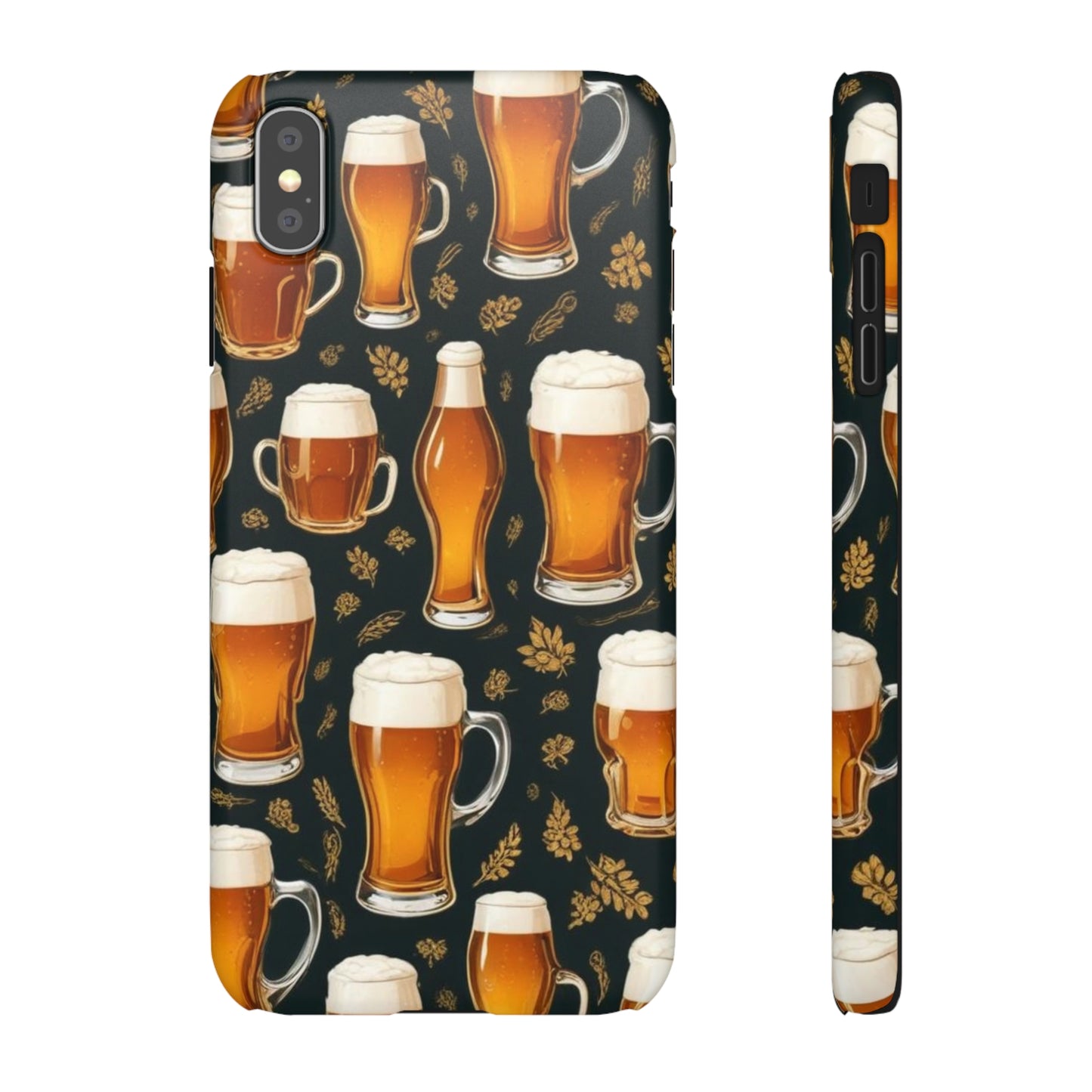 Beer Pattern Snap Cases