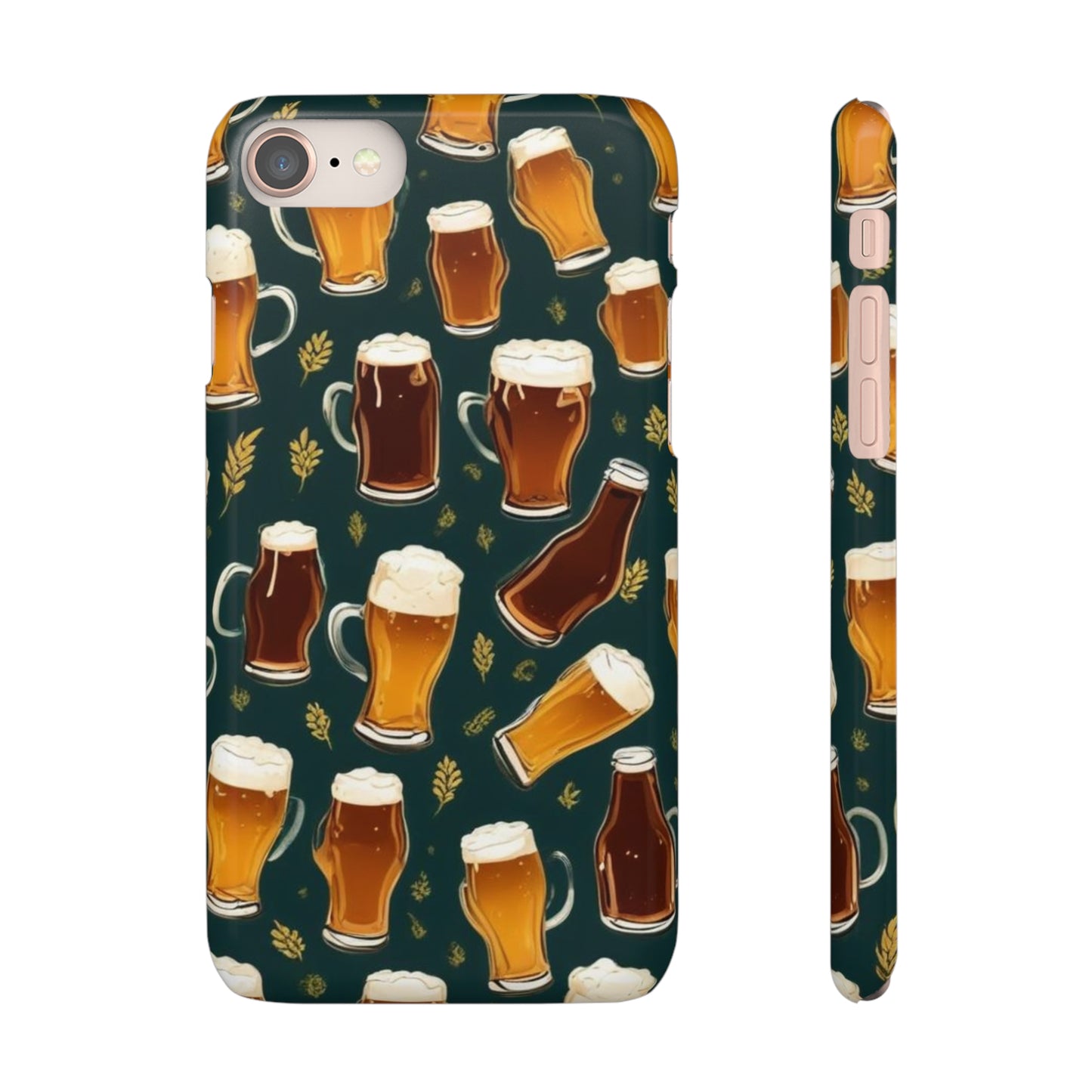 Beer Pattern Snap Cases