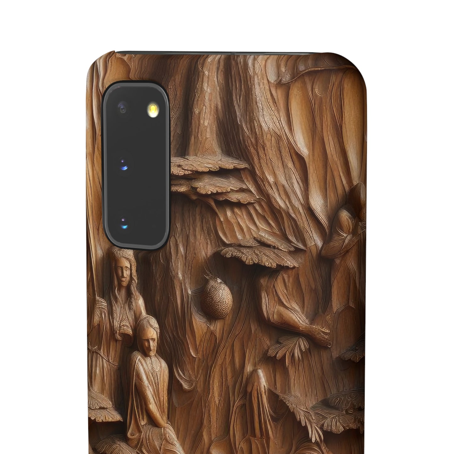 Biblical , Spiritual Carved Wood Phone cover Snap Cases .