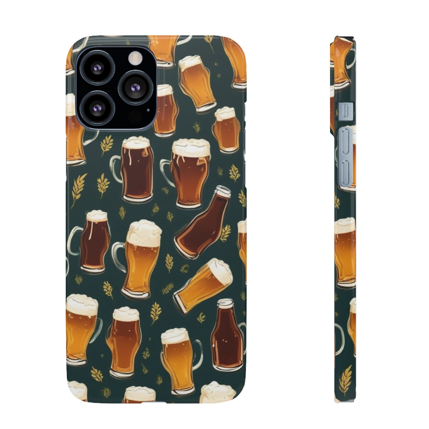 Beer Pattern Snap Cases