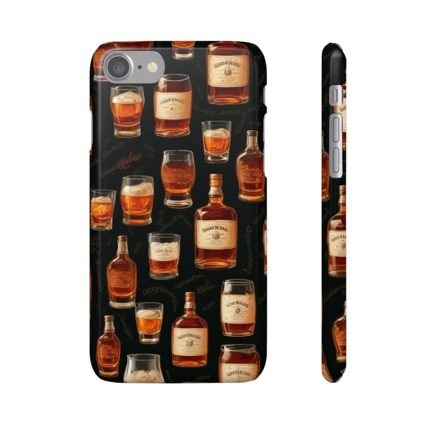 Whiskey Pattern Snap Cases