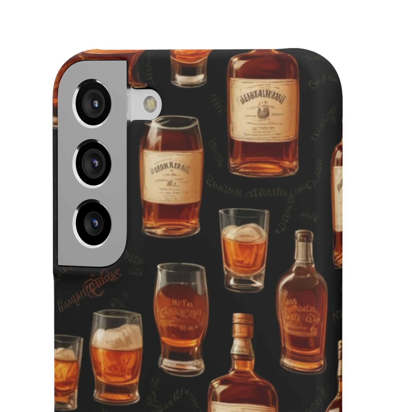 Whiskey Pattern Snap Cases