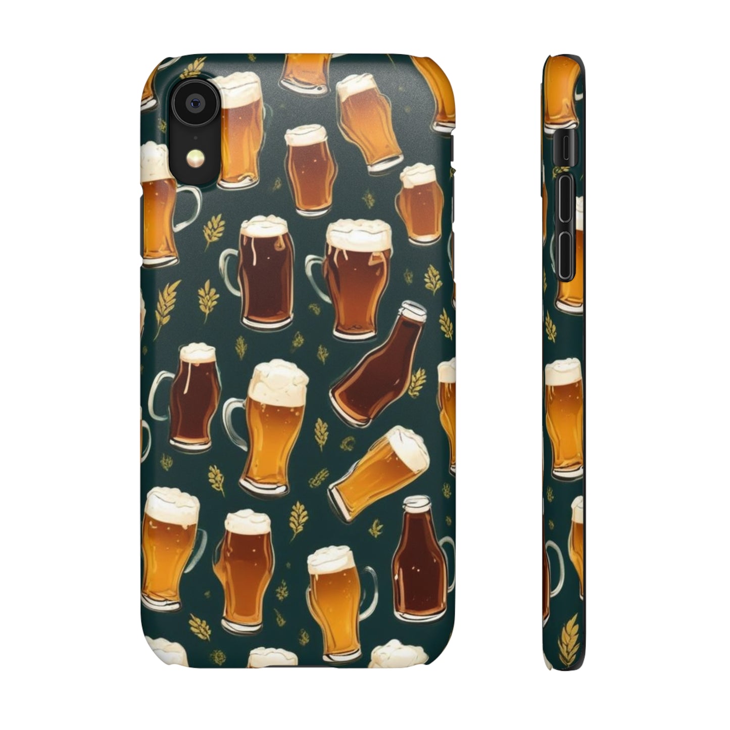 Beer Pattern Snap Cases