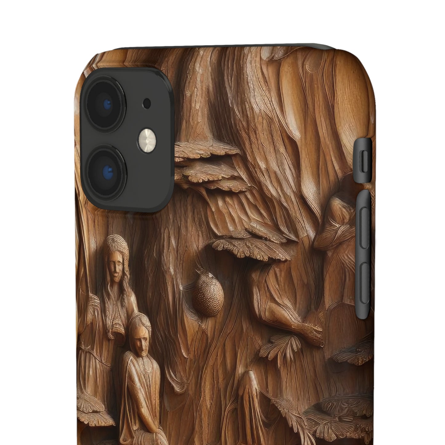 Biblical , Spiritual Carved Wood Phone cover Snap Cases .