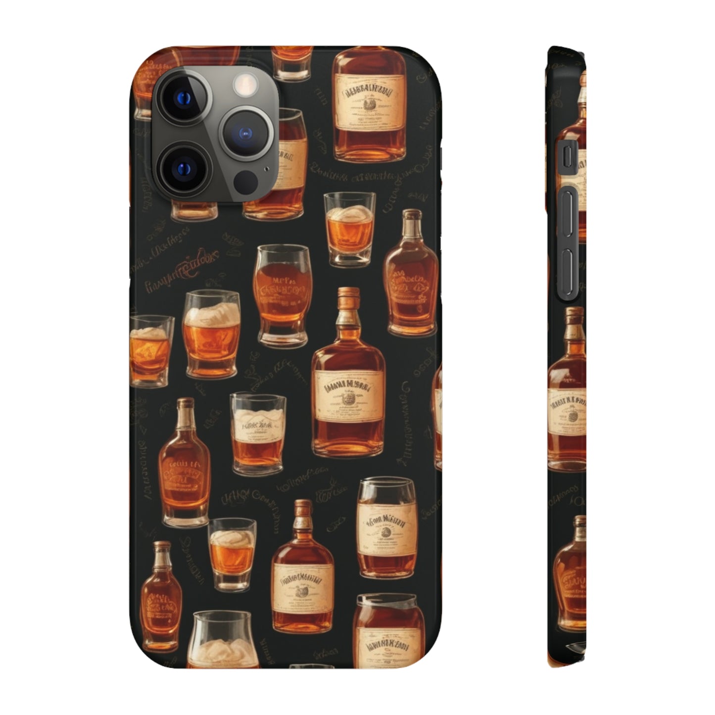 Whiskey Pattern Snap Cases