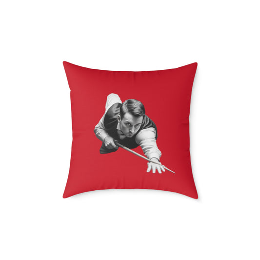 Snooker Square Poly Canvas Pillow