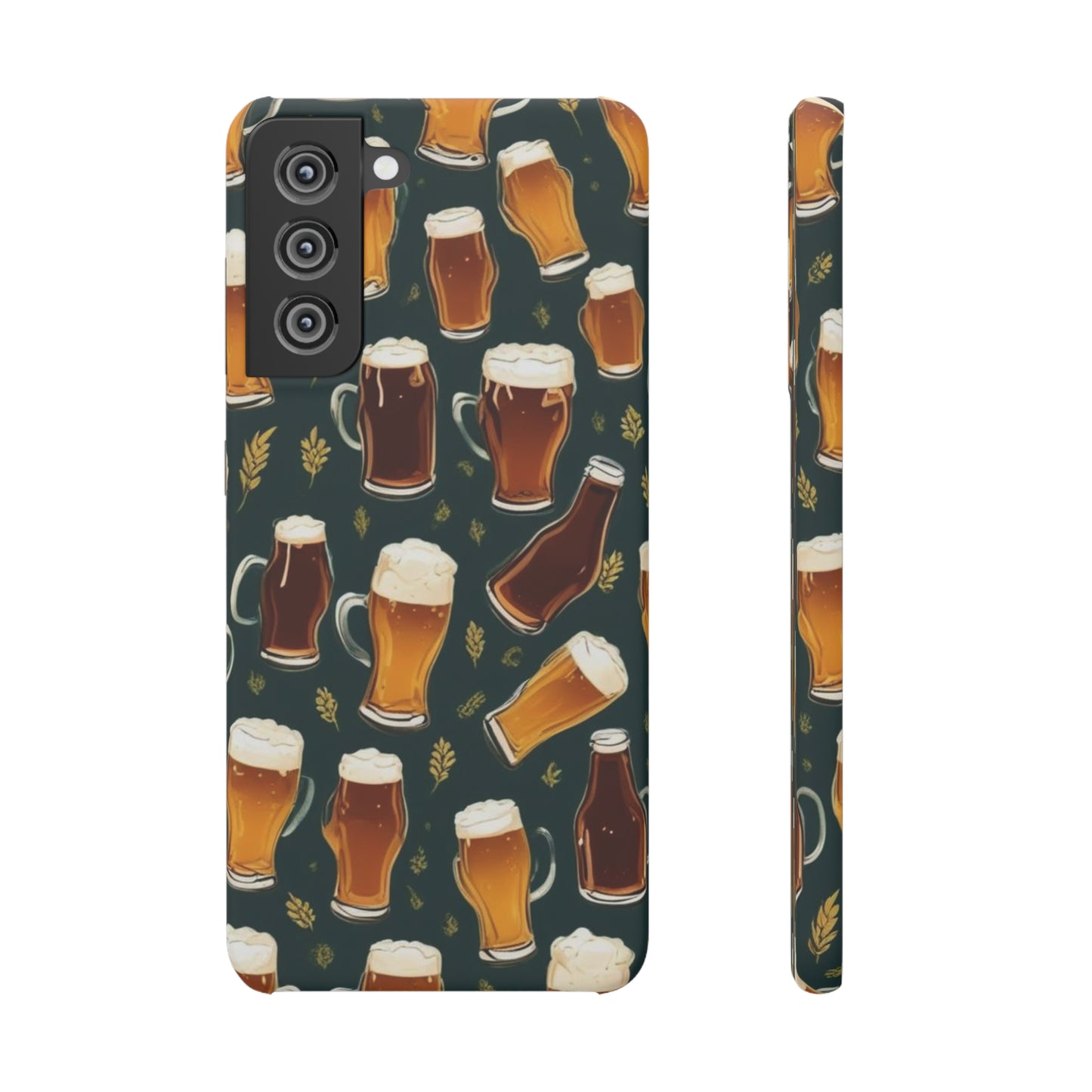 Beer Pattern Snap Cases