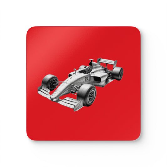 Racing Car  Corkwood Coaster Set