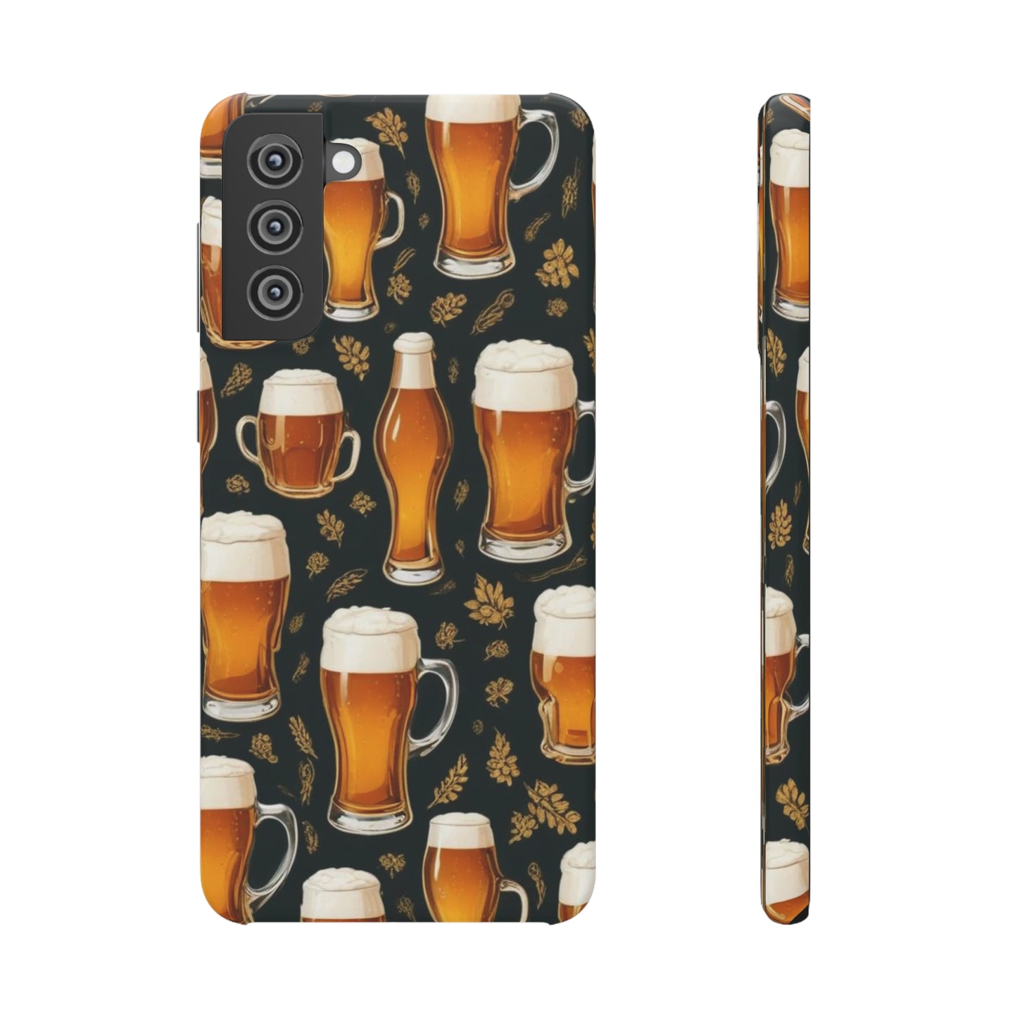 Beer Pattern Snap Cases