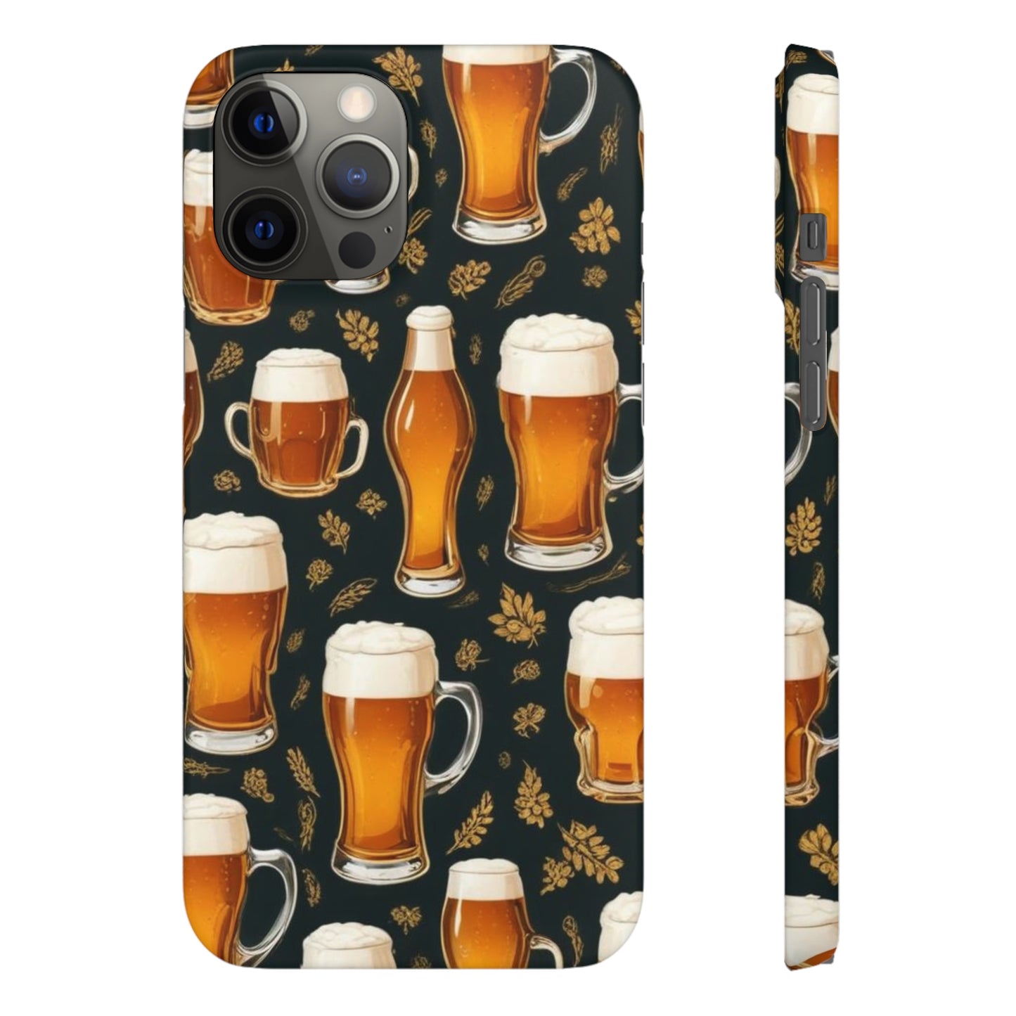 Beer Pattern Snap Cases