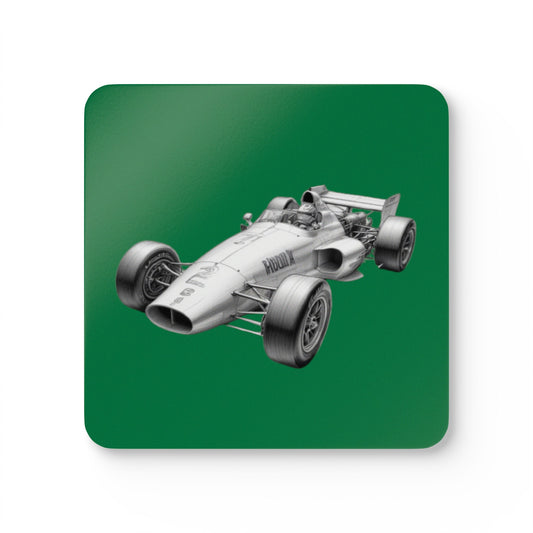 Racing Car  Corkwood Coaster Set