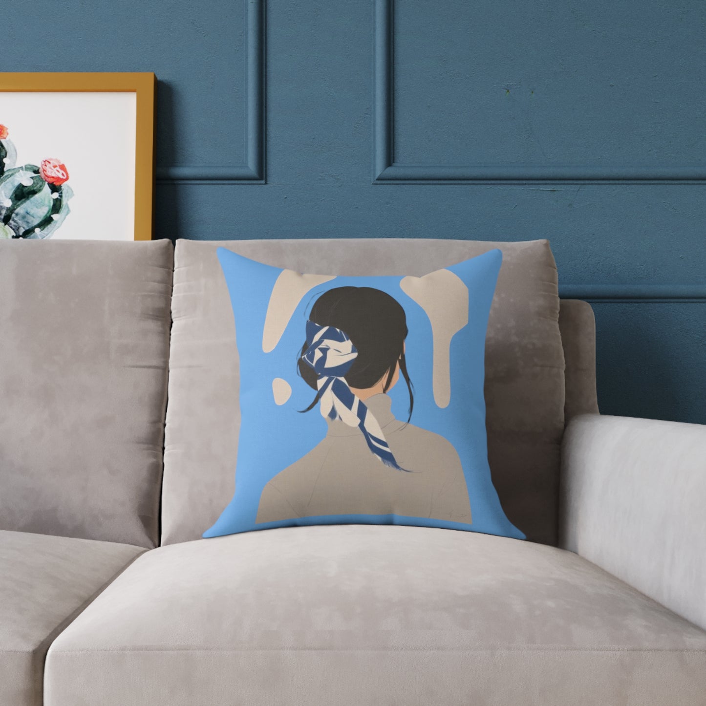 Angeline Poly Canvas Pillow