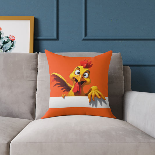 Squark Square Poly Canvas Pillow