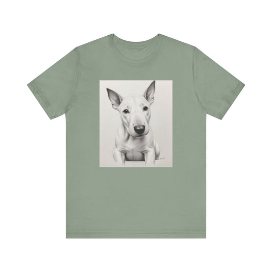 English Bull Terrier Unisex Short Sleeve Tee teen tshirt womens holiday top summer clothes womens Beach top  gift womens tee mum birthday gifts