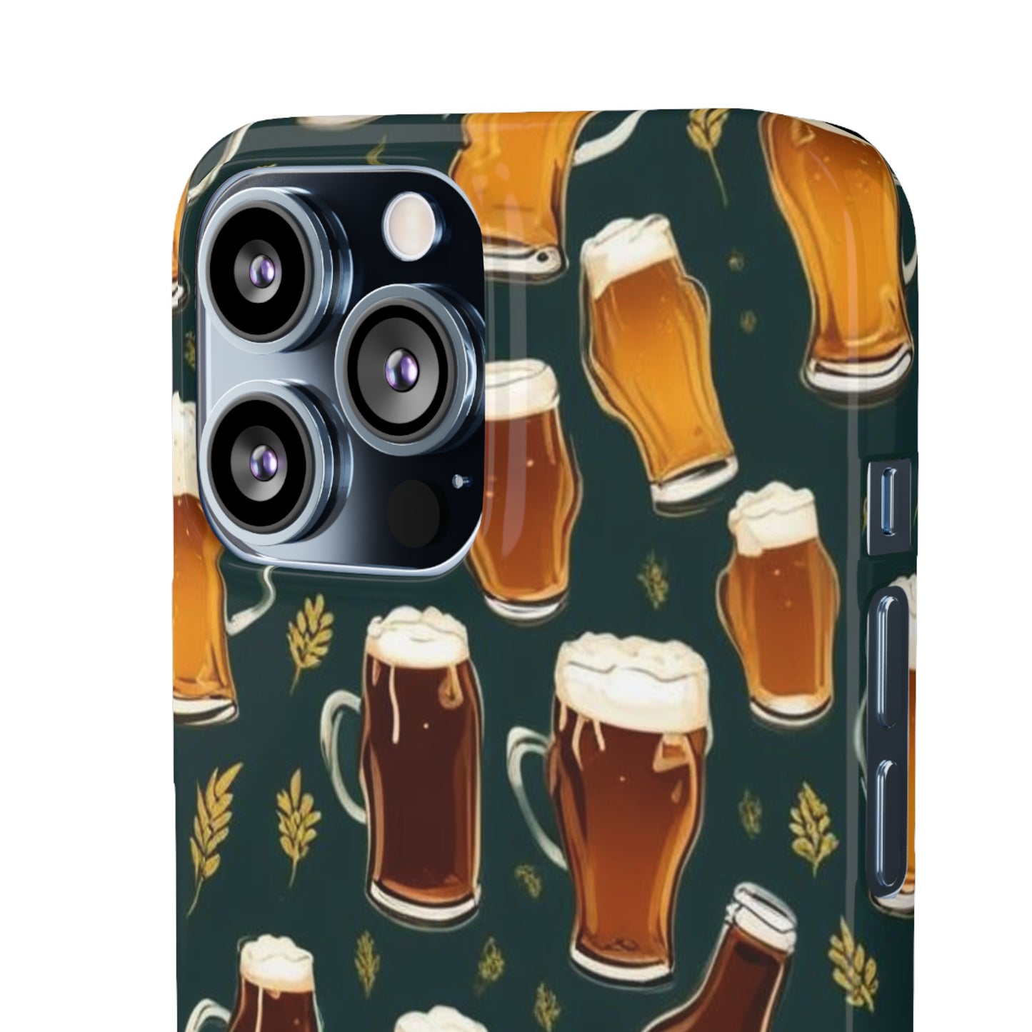 Beer Pattern Snap Cases