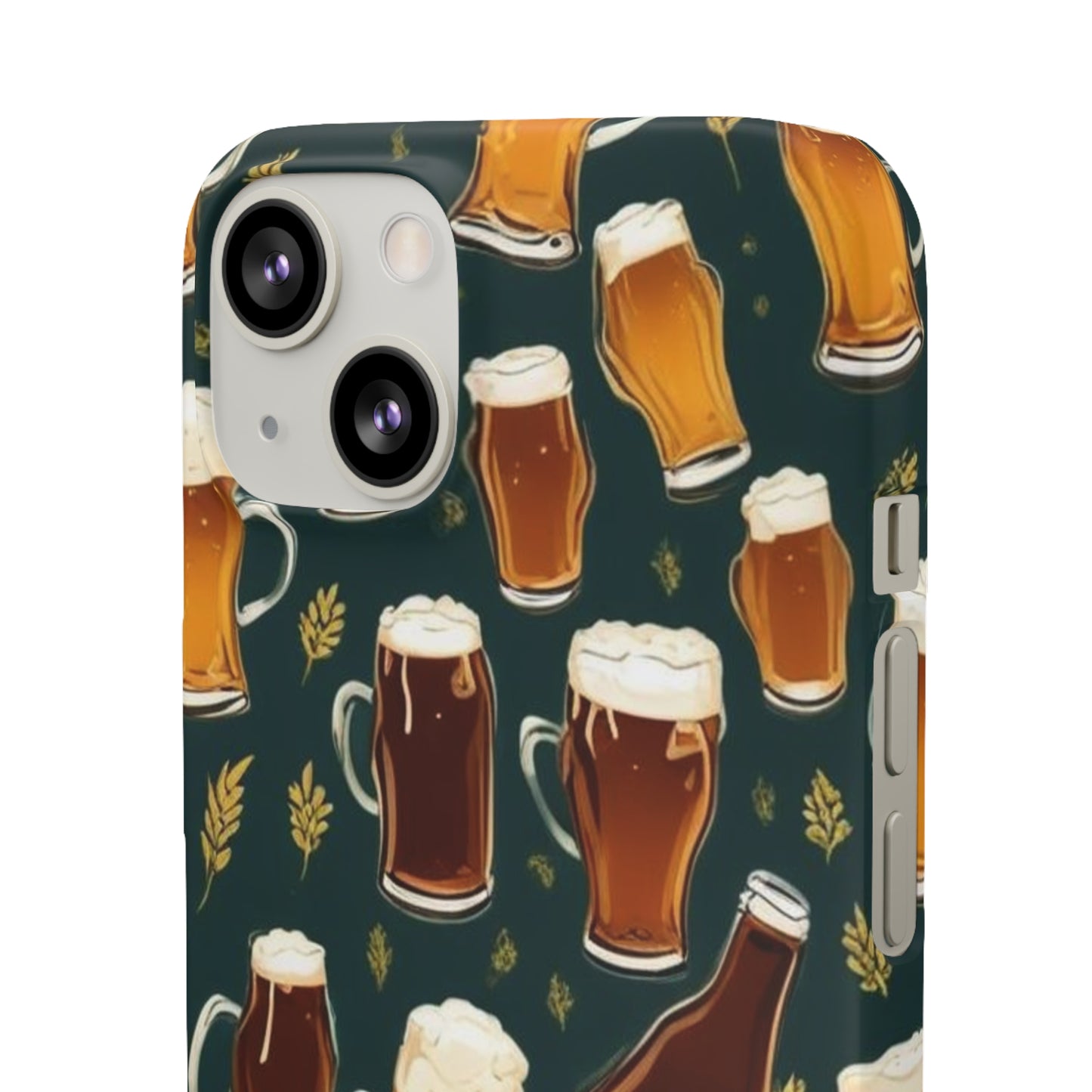 Beer Pattern Snap Cases
