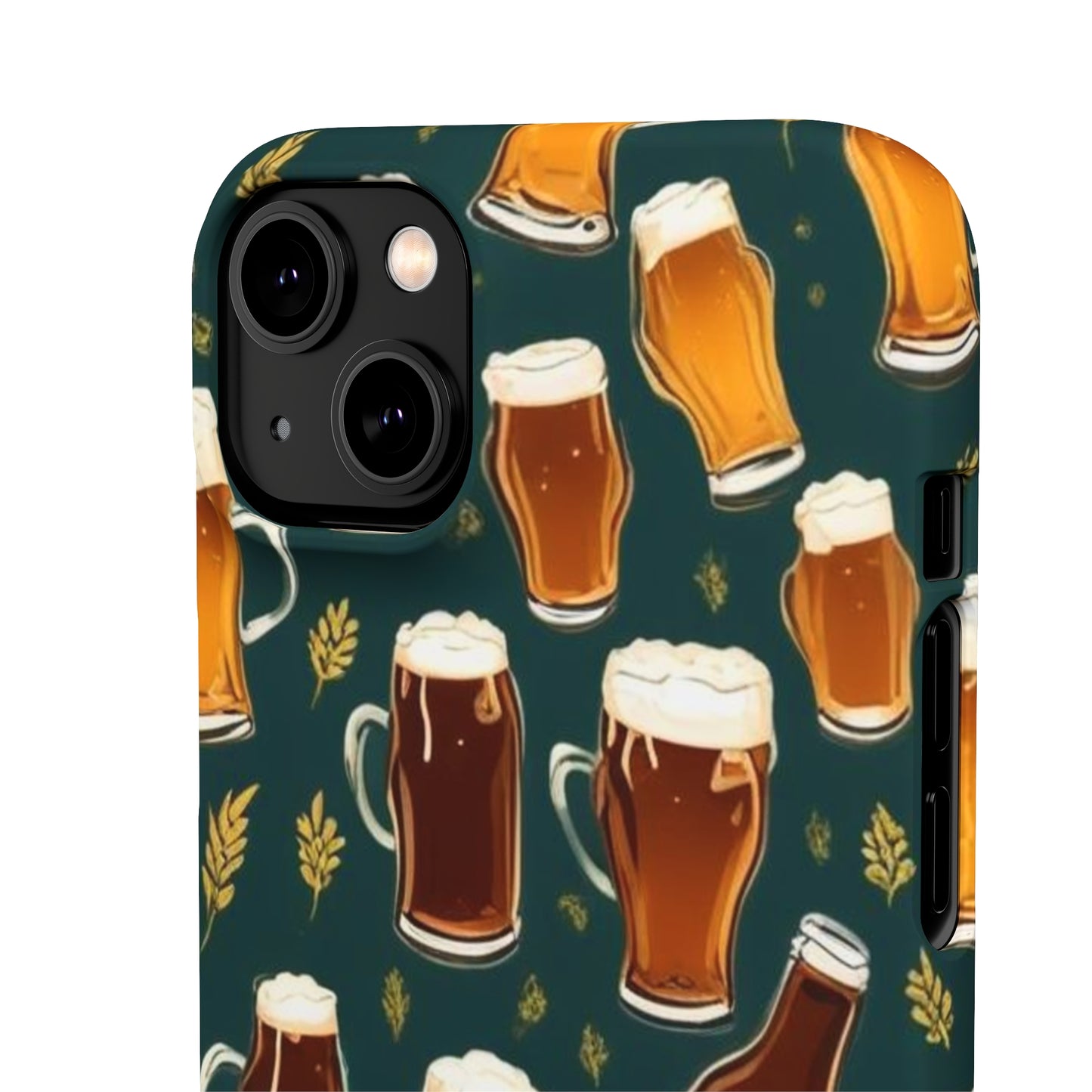 Beer Pattern Snap Cases