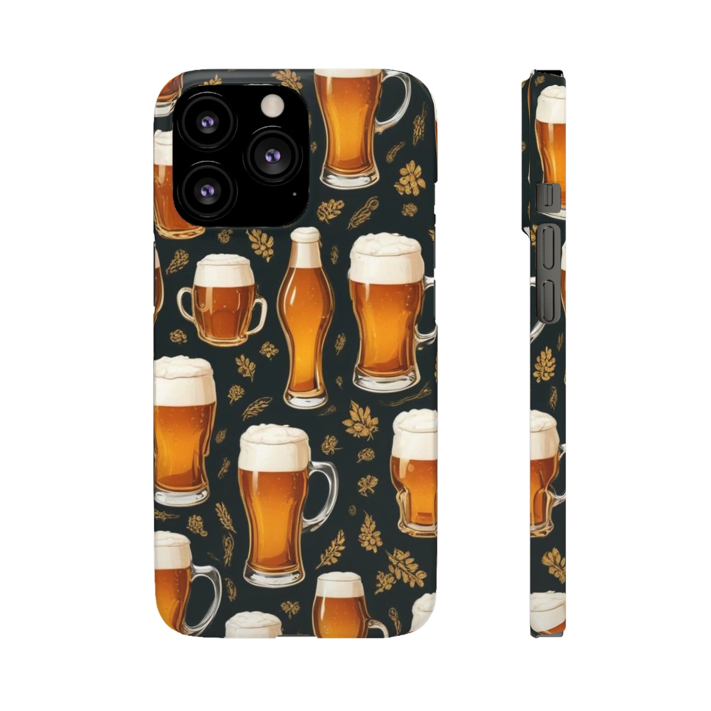 Beer Pattern Snap Cases