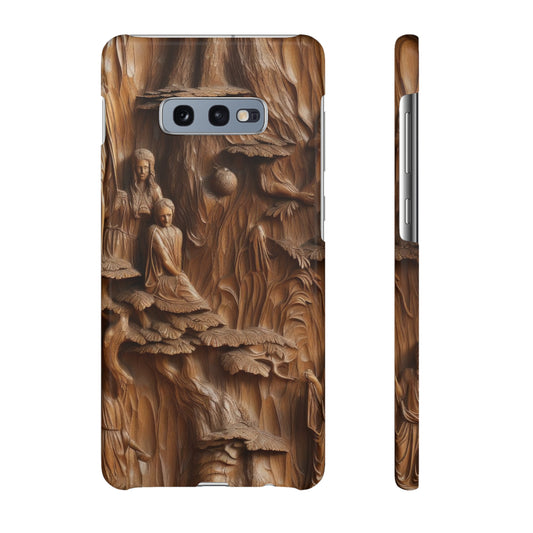 Biblical , Spiritual Carved Wood Phone cover Snap Cases .