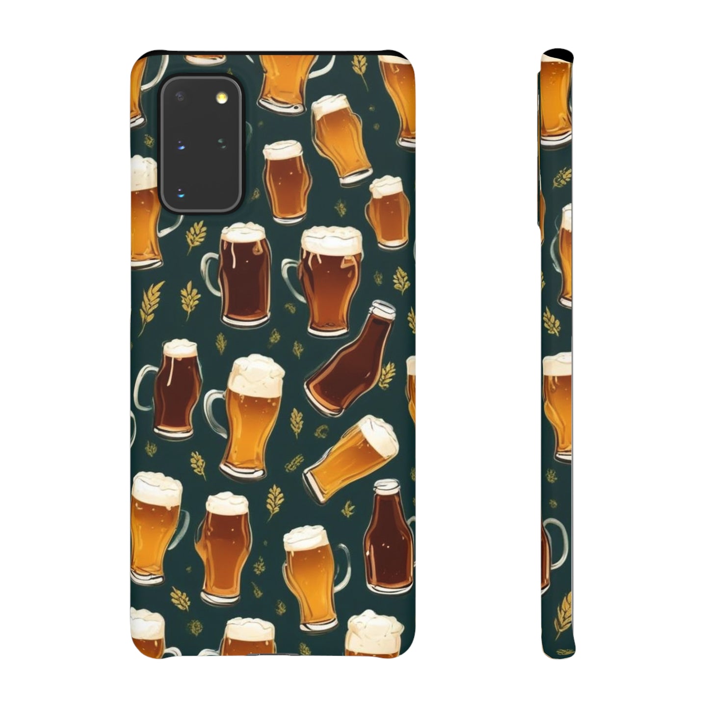 Beer Pattern Snap Cases