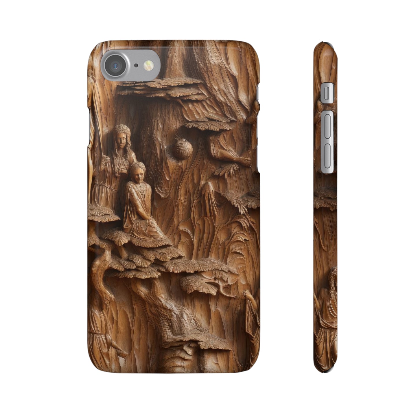 Biblical , Spiritual Carved Wood Phone cover Snap Cases .