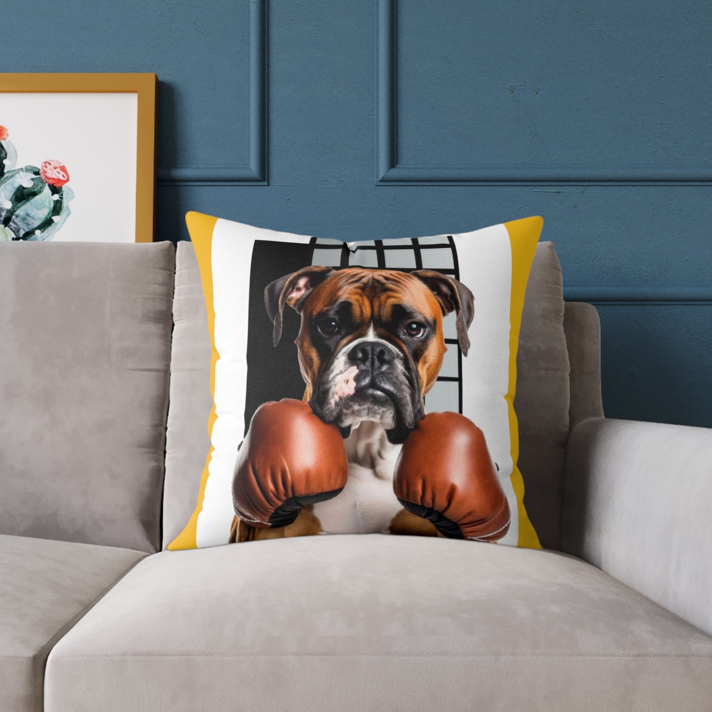 Square Poly Canvas Pillow