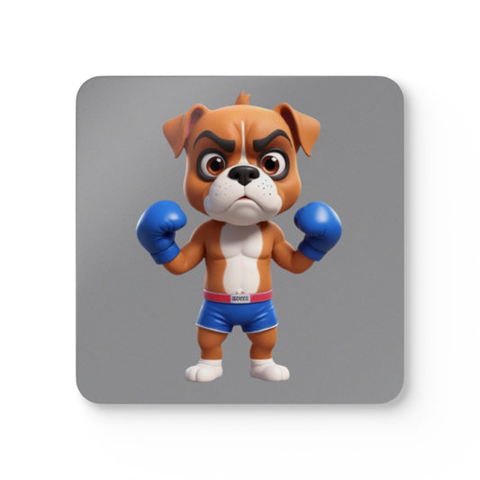 Boxing Corkwood Coaster Set