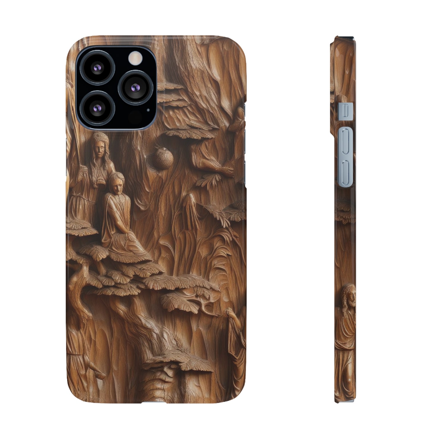 Biblical , Spiritual Carved Wood Phone cover Snap Cases .