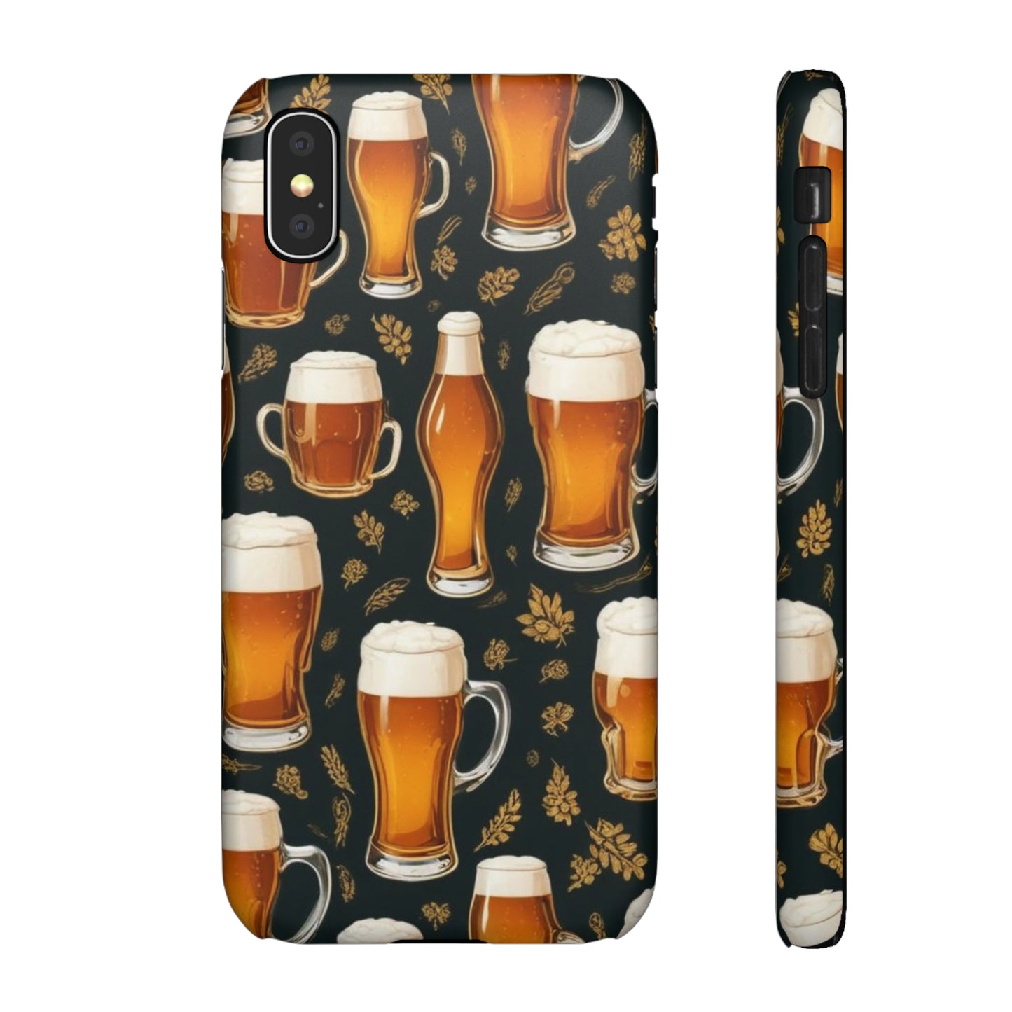 Beer Pattern Snap Cases
