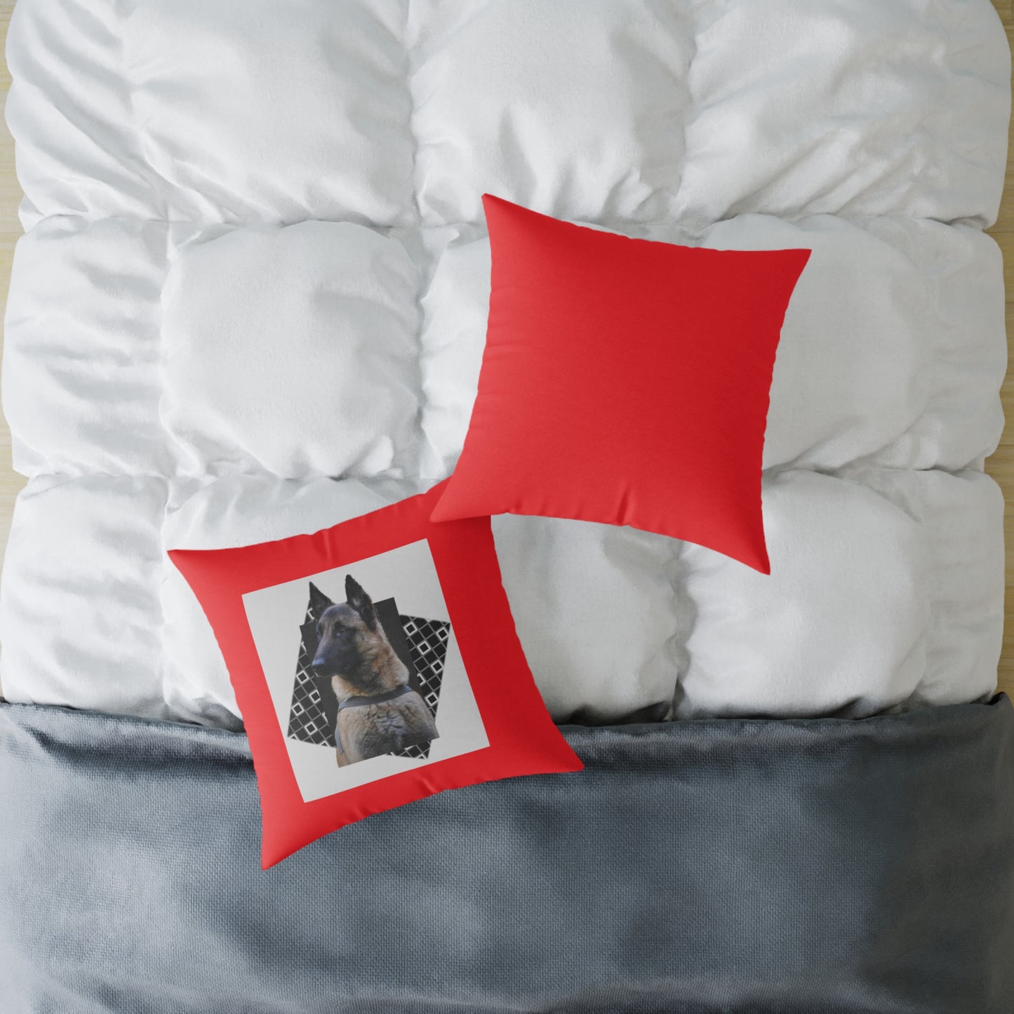 Square Poly Canvas Pillow