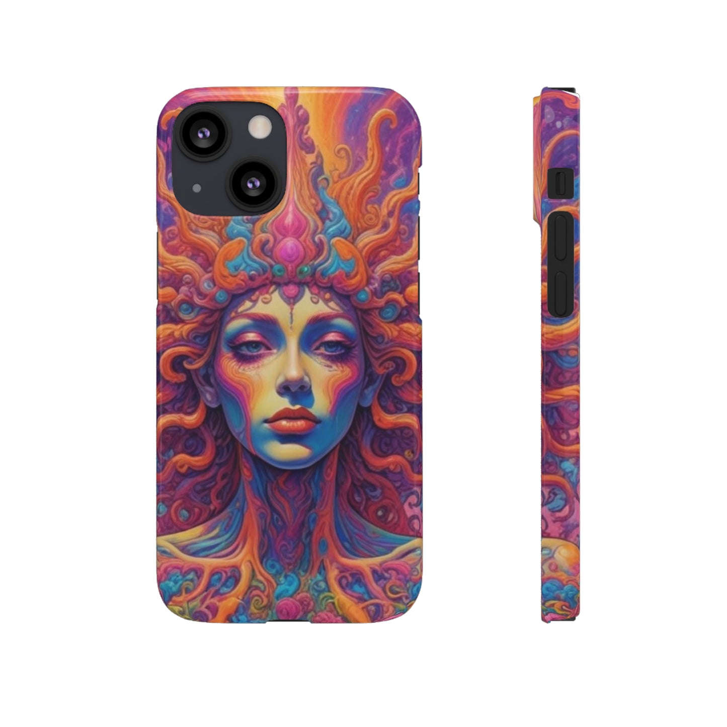 Trippy Pattern Snap Cases